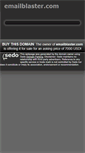 Mobile Screenshot of emailblaster.com